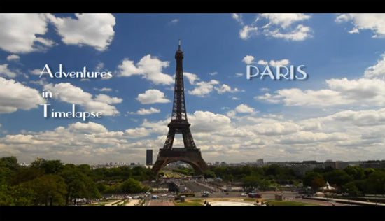 Un jour à Paris en time lapse