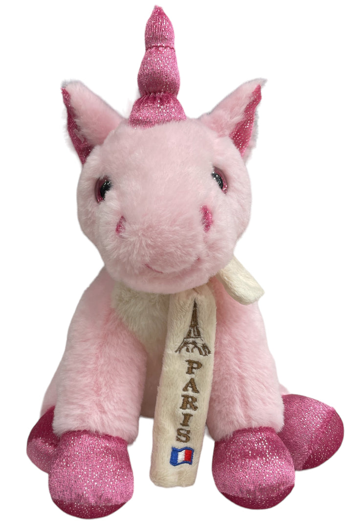 Unicorn Plush Toy Eiffel Tower Paris