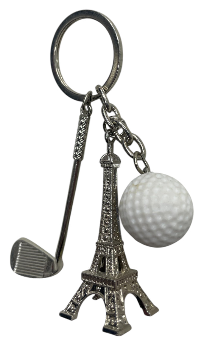 Keychain Eiffel Tower Golf ball