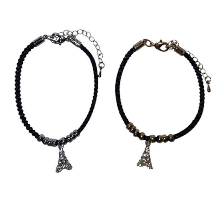 Eiffel Tower Bracelet with Rhinestones – Gold or Silver