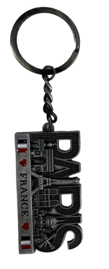 Key ring France monuments of Paris metal