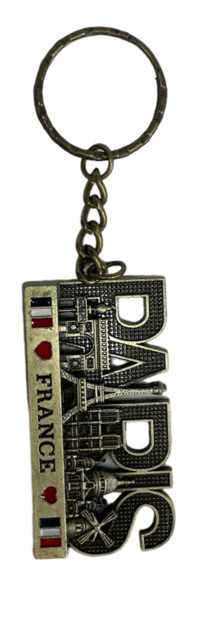 Key ring France monuments of Paris metal