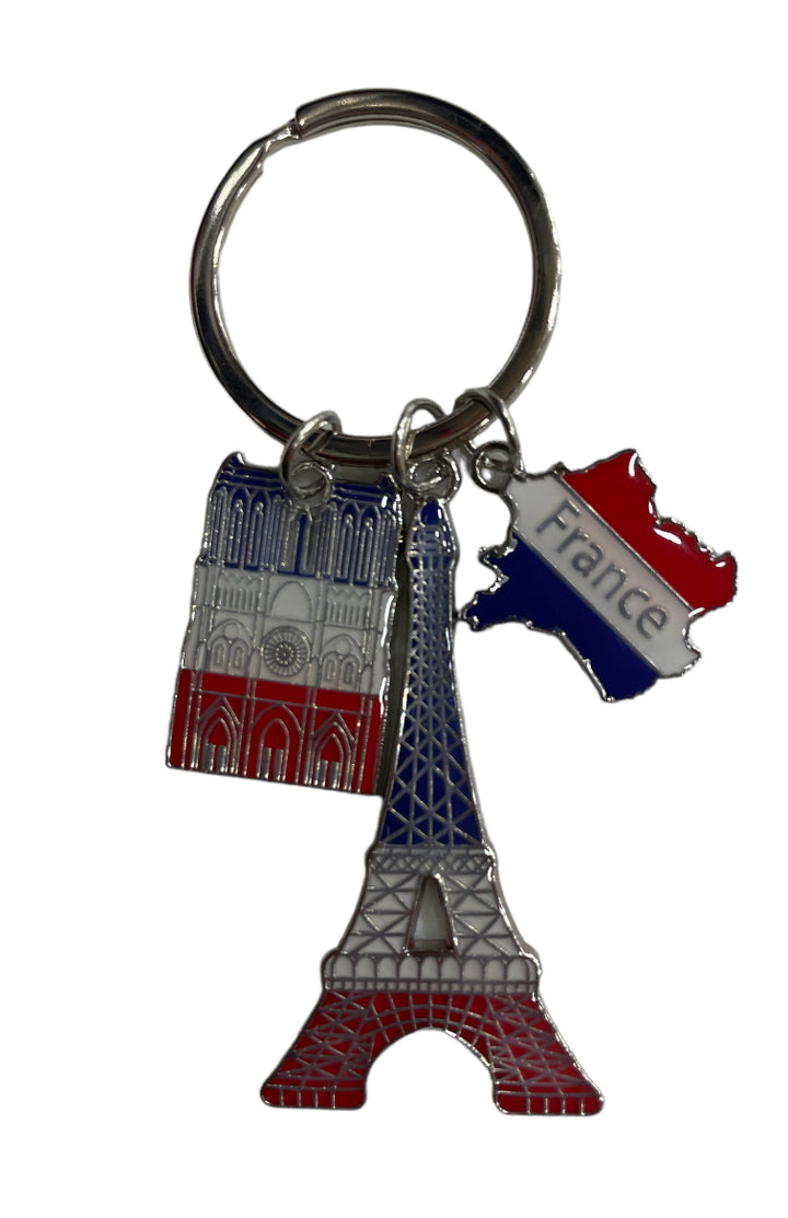Porta-chaves Torre Eiffel Notre Dame Paris