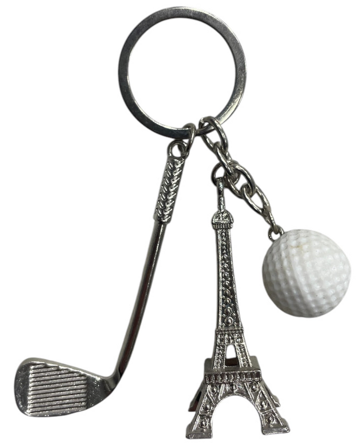 Keychain Eiffel Tower Golf ball