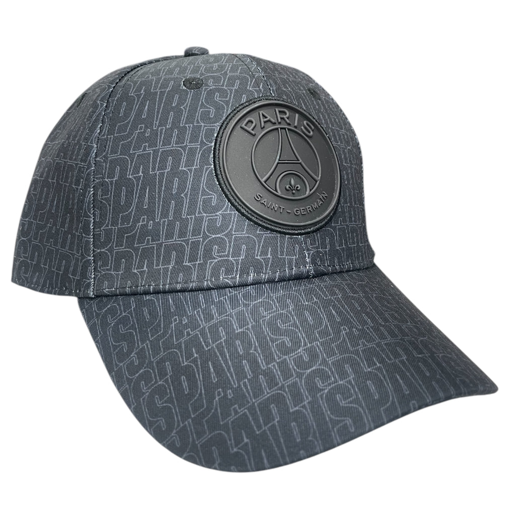 Official Paris Saint Germain Cap Full Black – Souvenir Paris
