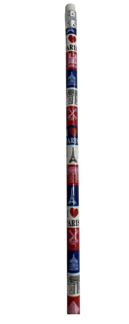 Tricolor pencil souvenir from Paris