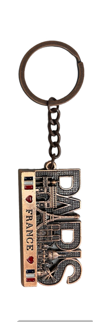 Key ring France monuments of Paris metal