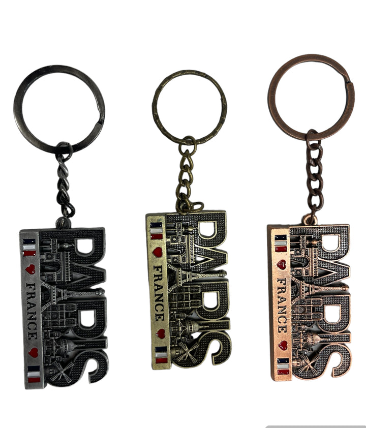 Key ring France monuments of Paris metal