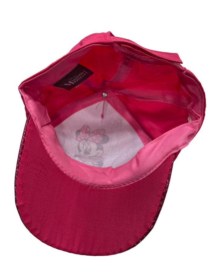 Minnie Mouse Eiffel Tower Cap Fuchsia pink