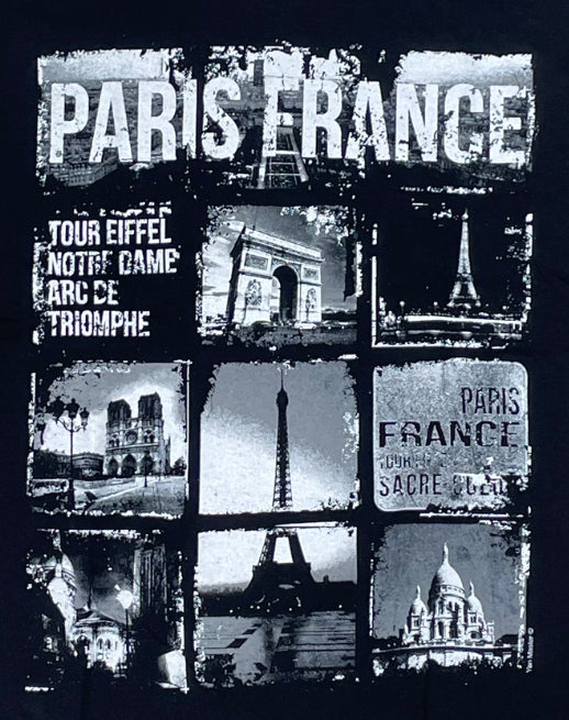 Camiseta com foto de Paris França