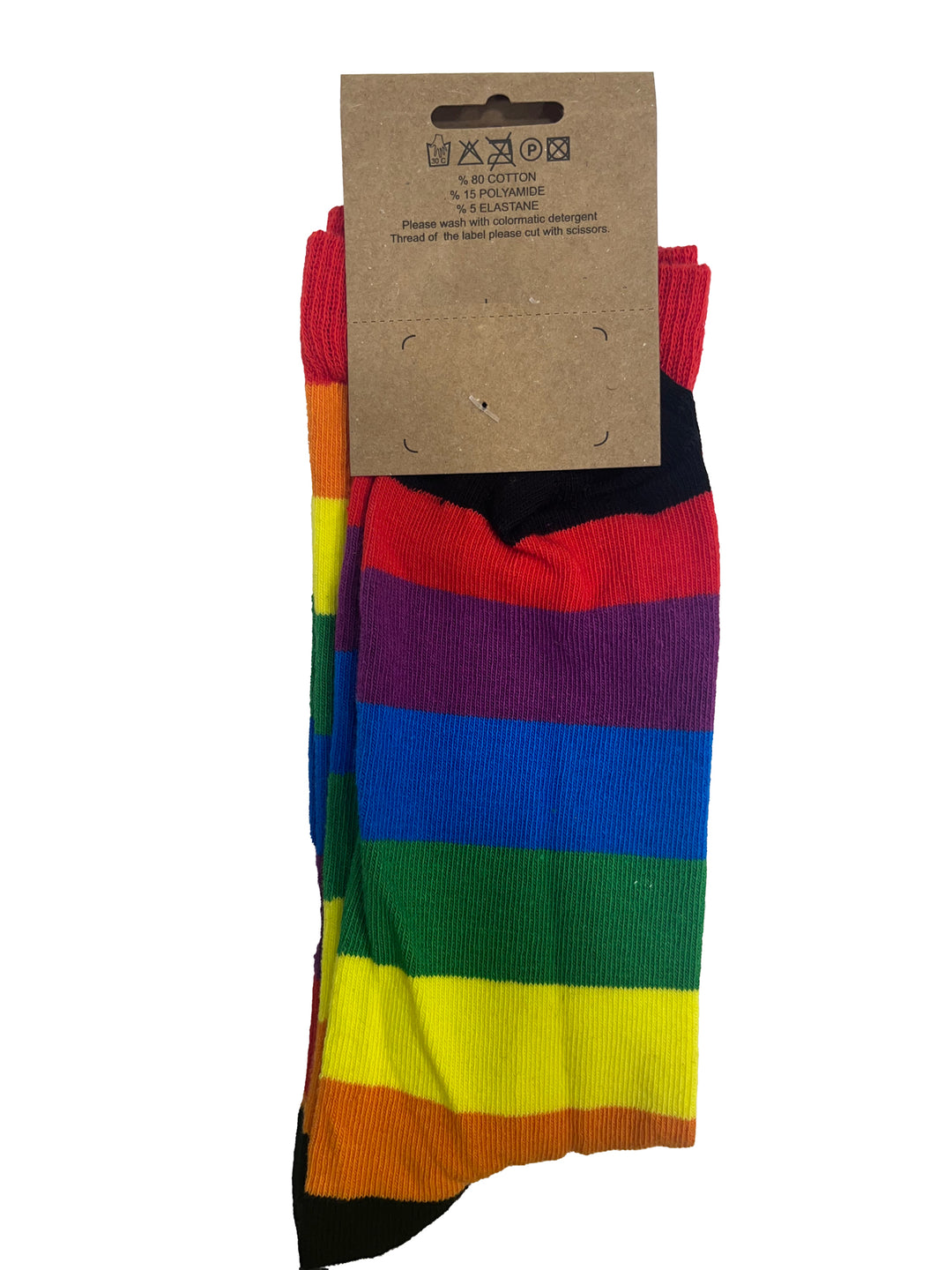 LGBT Rainbow Socks with Eiffel Tower