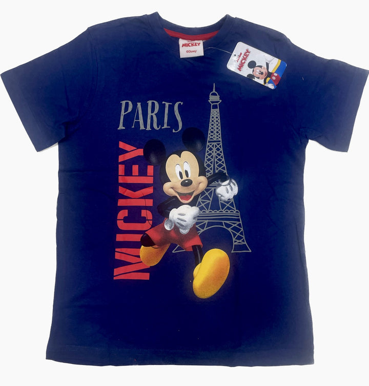 Tee-shirt avec design Tour Eiffel et Mickey Mouse