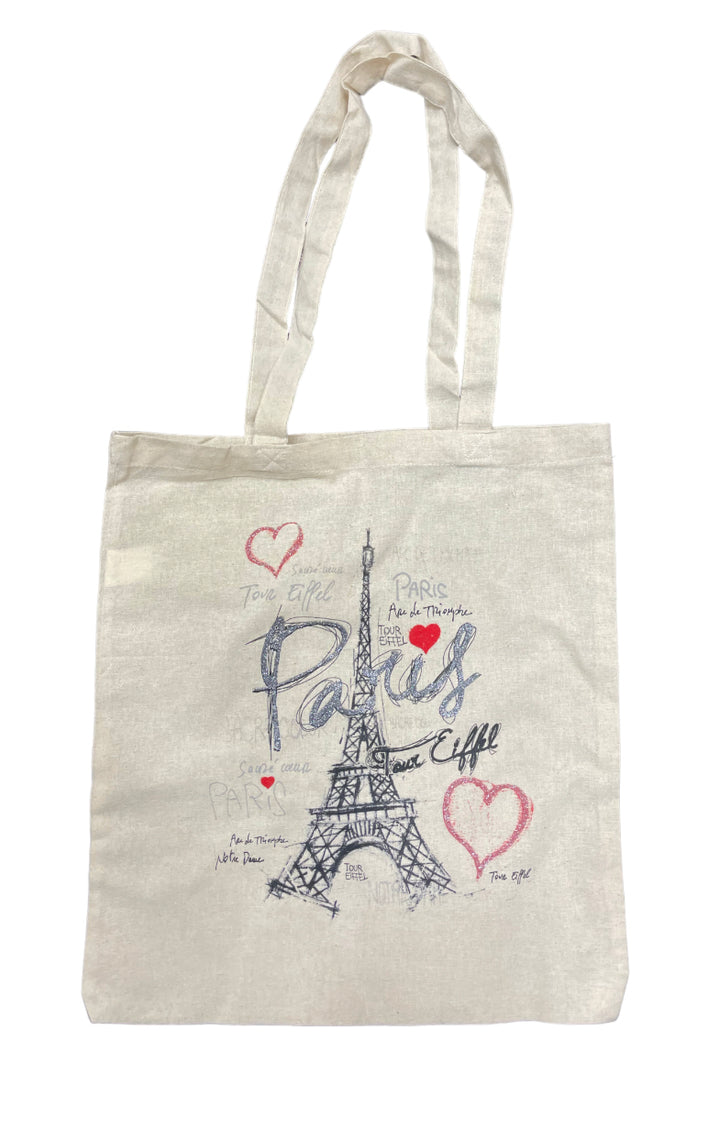 Torre Eiffel París bolsa de algodón corazón ♥️