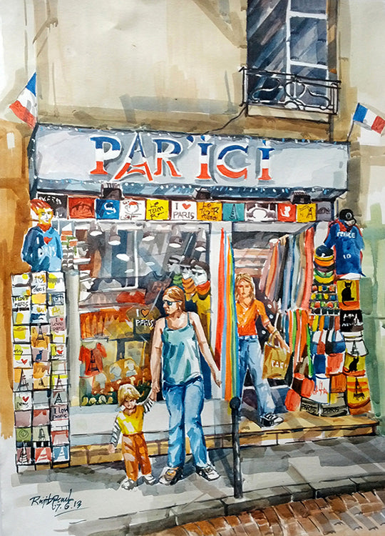 Par'ici - Boutique de souvenirs parisien à la rue Mouffetard