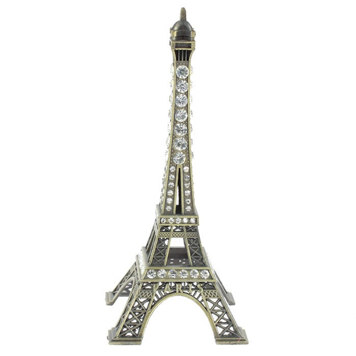 Tour Eiffel bronze à strass