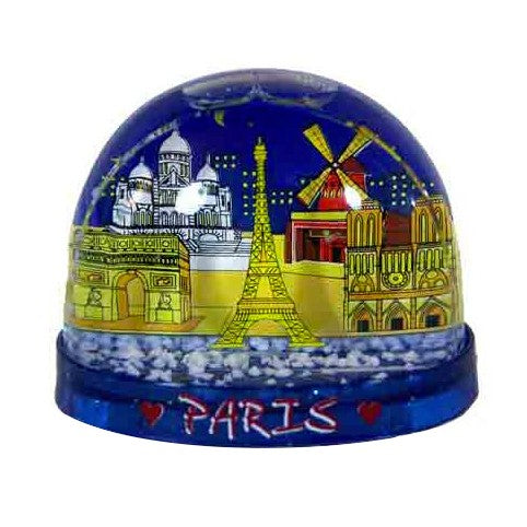 Boule de neige bleu