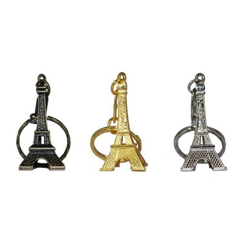 Porte-clefs Tour Eiffel 3 couleurs