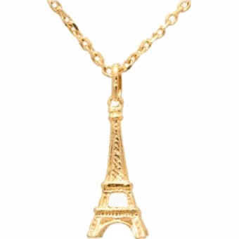 Collier Tour eiffel doré