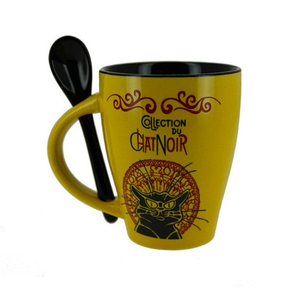 Tasse "La Tournée du Chat noir" + cuillère