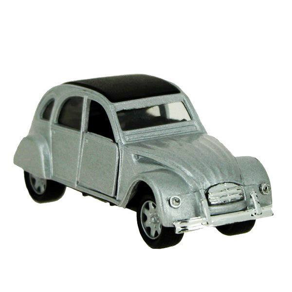 Voiture 2CV en métal