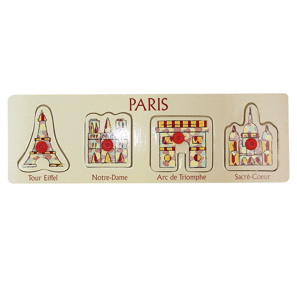Jouets puzzle 4 Monuments de Paris