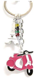 Porte-clés Tour Eiffel Paris Scooter