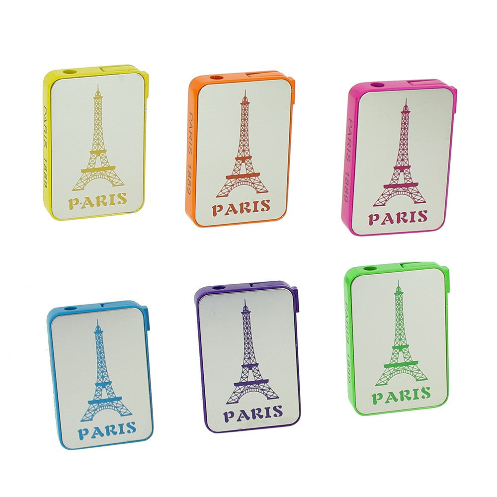 Isqueiro Torre Eiffel cor fluorescente