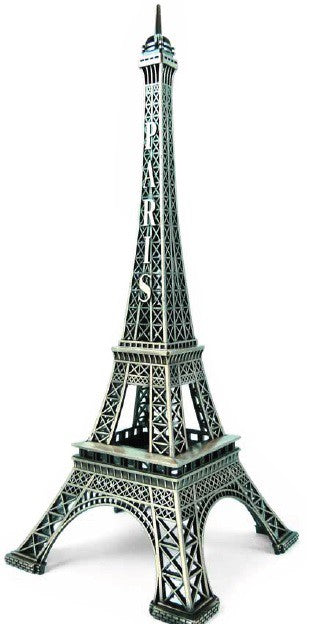 Torre Eiffel metal plata