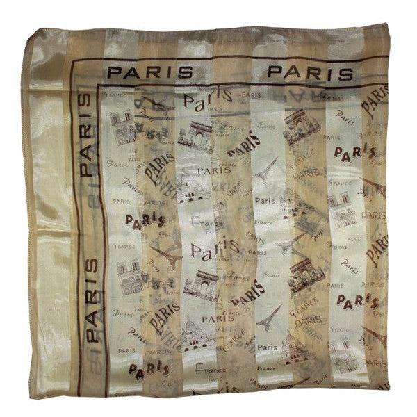 Foulard Paris beige