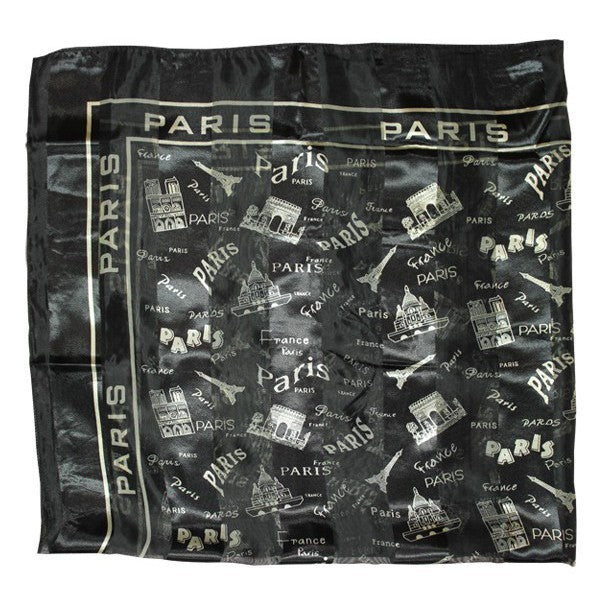 Foulard Paris noir