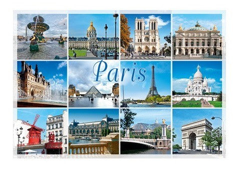 Carte Postale souvenir de Paris le jour