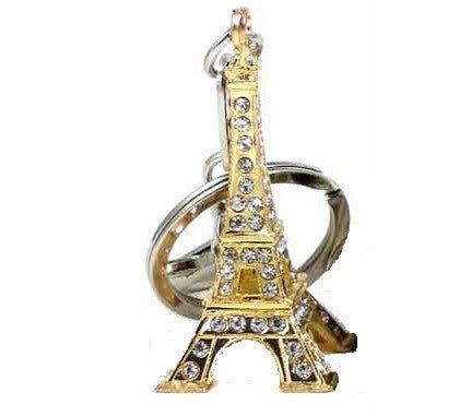 Porte-clés tour Eiffel doré