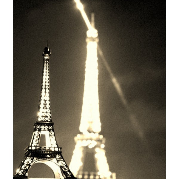 Tour Eiffel scintillante télécommandée LED 