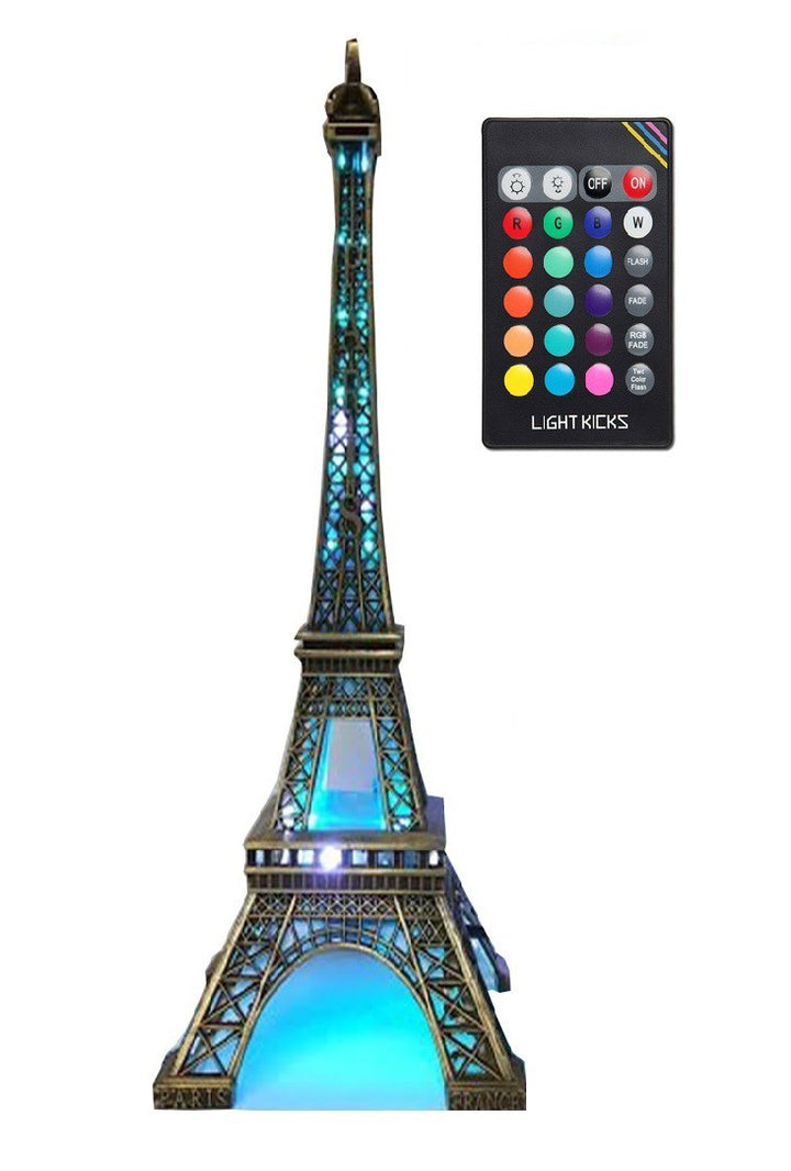 Tour Eiffel scintillante télécommandée LED