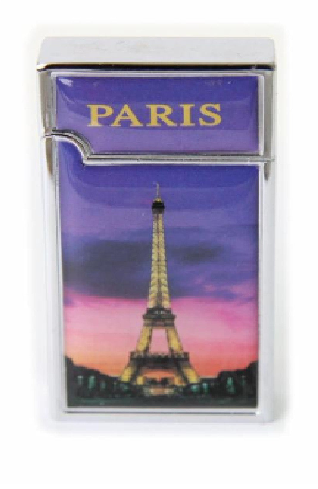 Briquet métal Tour Eiffel Paris by night