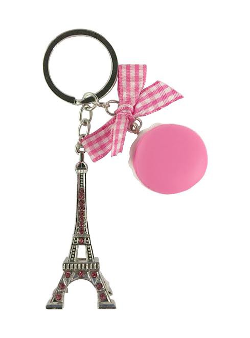 Porte clés clef Tour eiffel cadeau souvenir de Paris couleurs mélangée TE6CL