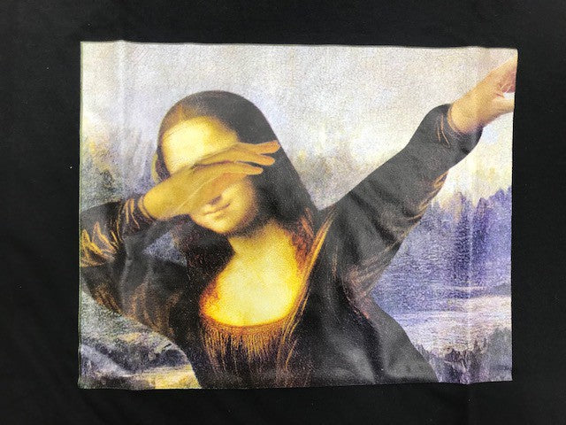 Tee-shirt La Joconde Dab avec Mona Lisa faisant le dab
