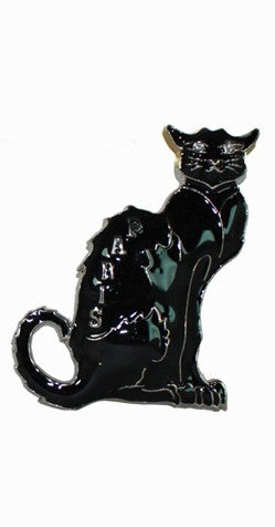 Magnet chat noir métal
