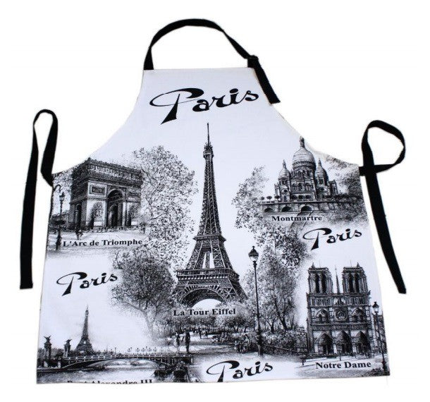 Tablier De Cuisine Paris ENSIANTH - Imperméable, 2 Poches, Cadeau Thématique