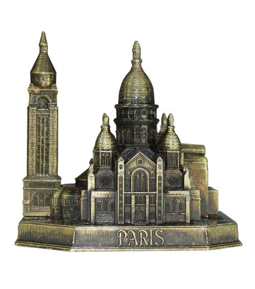 Réplique miniature en bronze du sacré-cœur de Paris