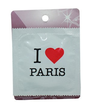 Condoms I love Paris