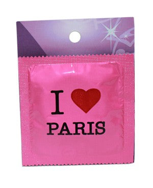 Condoms I love Paris