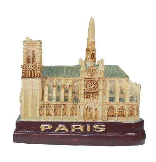 Réplique miniature en résine de Notre-Dame de Paris