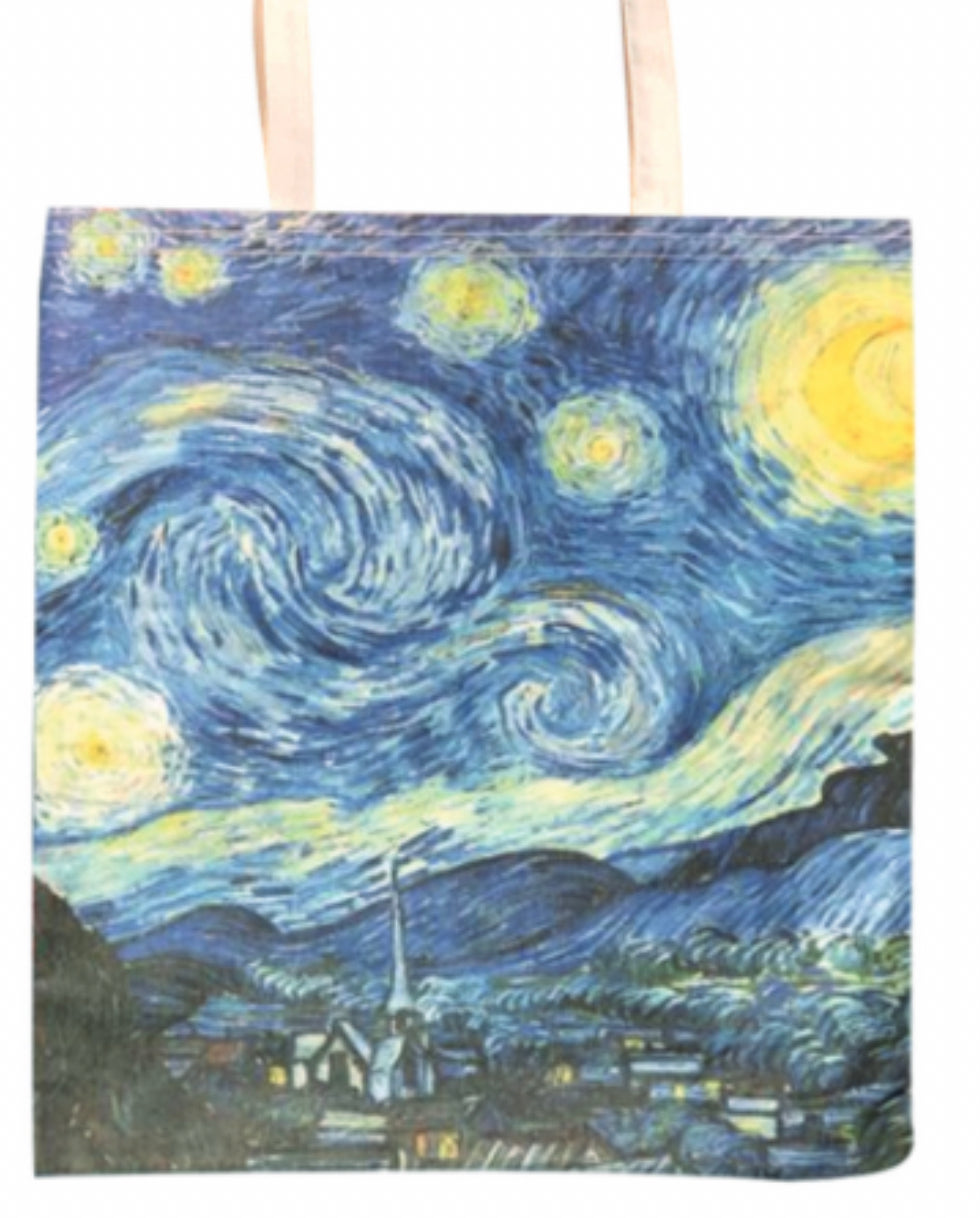 La bolsa algodon de la noche estrellada de Van Gogh