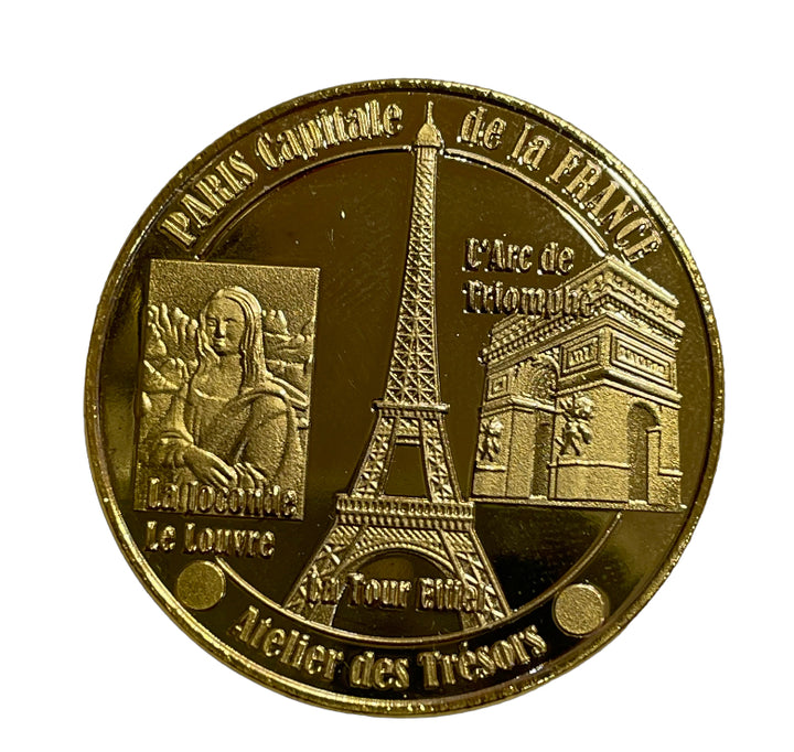 2 medallas de recuerdo de París