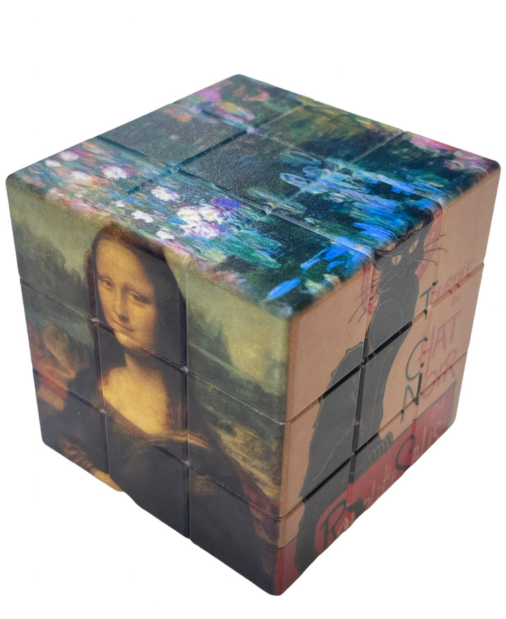 Plastic cube 6 face  paints