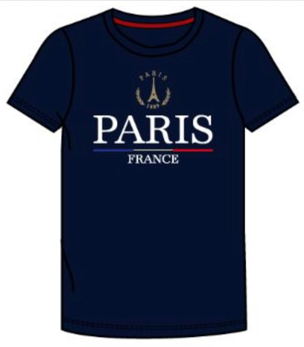 Camiseta bordada Paris France