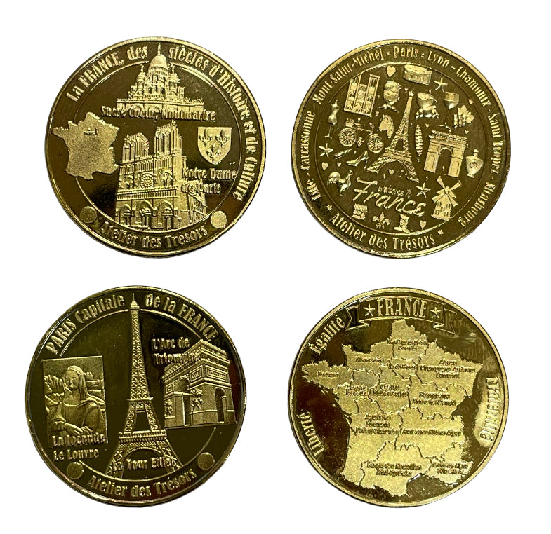2 medals of collection souvenirs Paris