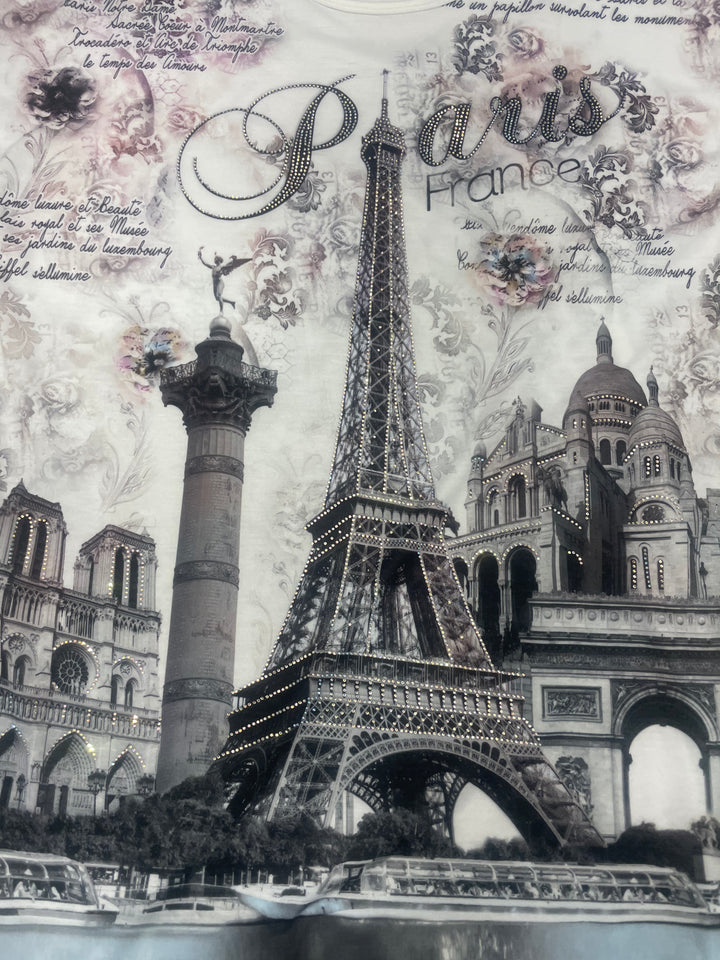 T-shirt Eiffel Tower monuments supreme