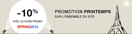 Souvenirs de Paris : Promotion Printemps